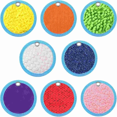 8 Set Mini Sensory Mats Assorted Textured Play Mats Sensory Floor Tiles Accept Custom Color