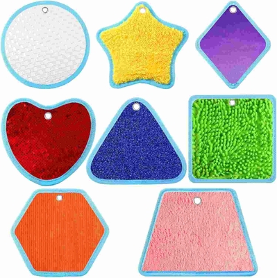 8 Set Mini Sensory Mats Assorted Textured Play Mats Sensory Floor Tiles Accept Custom Color