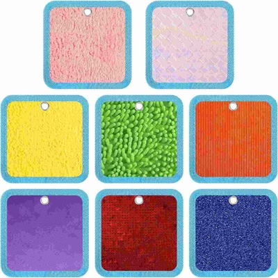 8 Set Mini Sensory Mats Assorted Textured Play Mats Sensory Floor Tiles Accept Custom Color