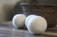 8cm Natural Fabric Softener Felted Wool Dryer Balls